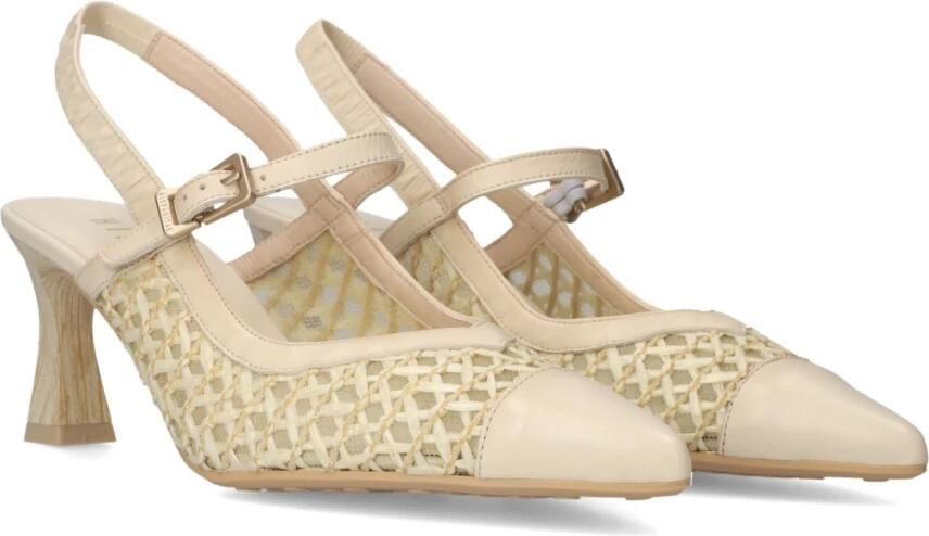 HISPANITAS Slingbacks Dames Rhv264671 Maat: 40 Materiaal: Raffia Kleur: Beige - Foto 3