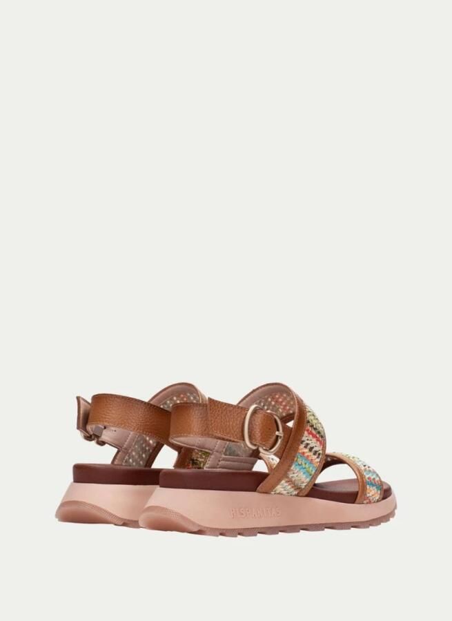 Hispanitas Dames sandalen RHV264714 Tanzania Cognac mulicolor - Foto 5