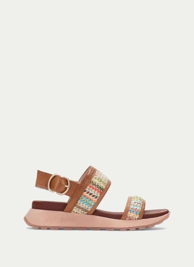Hispanitas Dames sandalen RHV264714 Tanzania Cognac mulicolor - Foto 7