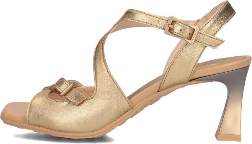 HISPANITAS Hakken Dames Hv264814 Maat: 40 Materiaal: Leer Kleur: Goudkleurig