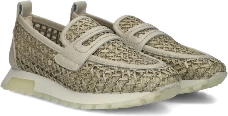 Hispanitas RHV264856 zacht groene gevlochten damesmocassin Bonne Shoe - Foto 4