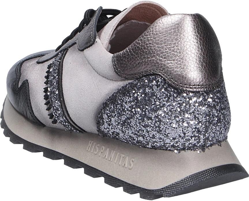 HISPANITAS Sneakers Dames Chi243689 Maat: 37 Materiaal: Suède Kleur: Grijs