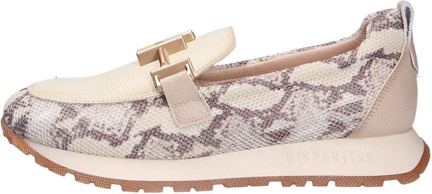 HISPANITAS Instappers Dames Hv253919 Maat: 39 Materiaal: Leer Kleur: Beige - Foto 4