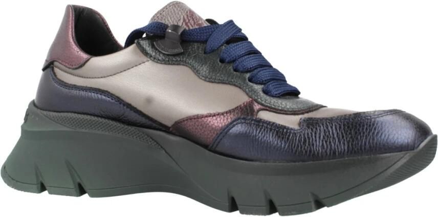 Hispanitas Lage Sneakers Bolmet Midnight Napa Acero - Foto 2