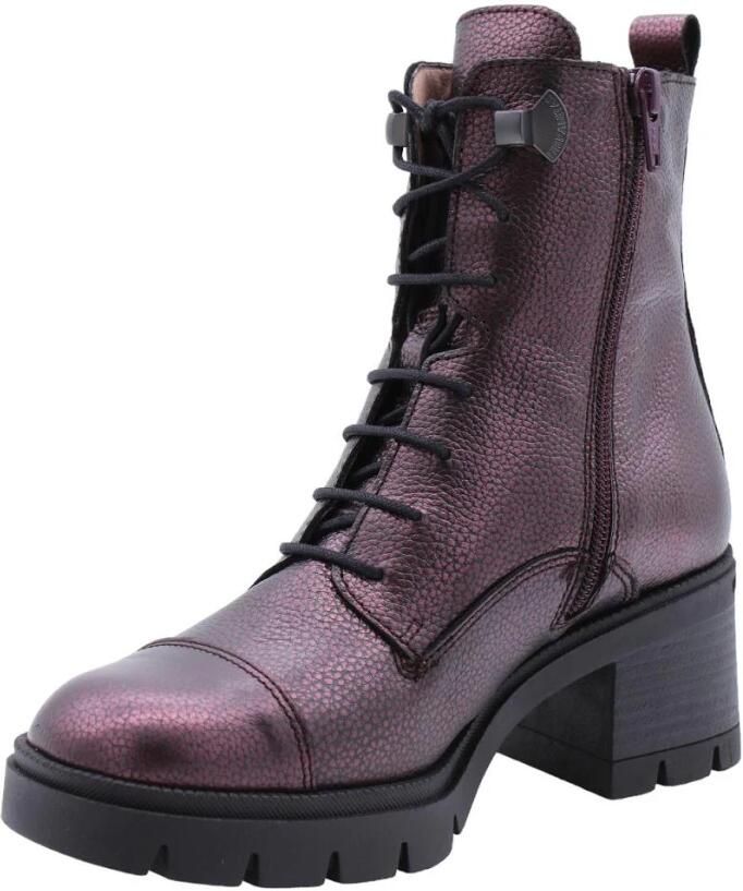 HISPANITAS Veterboots Dames Hi243605 Leer Rood - Foto 3
