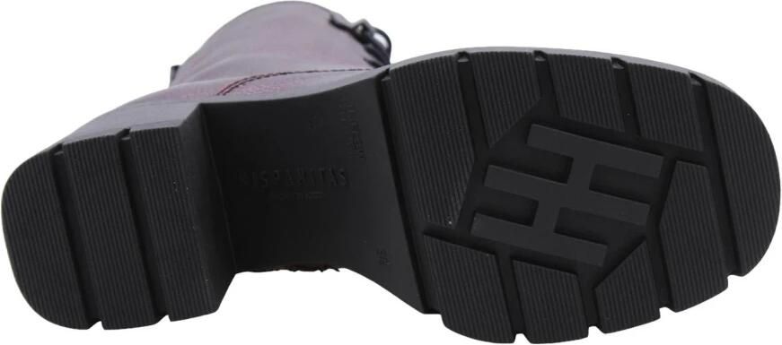 HISPANITAS Veterboots Dames Hi243605 Leer Rood - Foto 4
