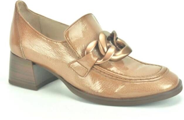 Hispanitas Kameel Lace Moccin Loafers Beige Dames