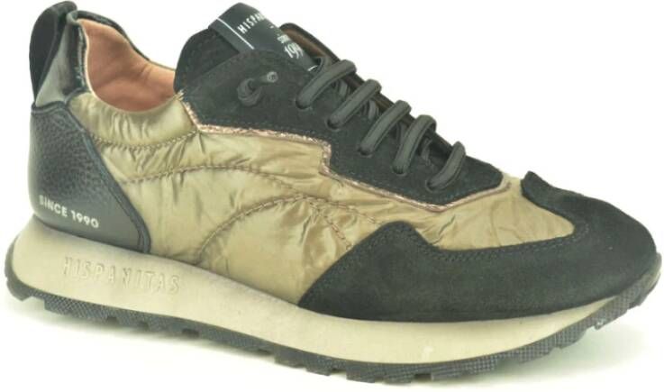 Hispanitas Lycra Runner Zwart Stijlvolle Sneakers