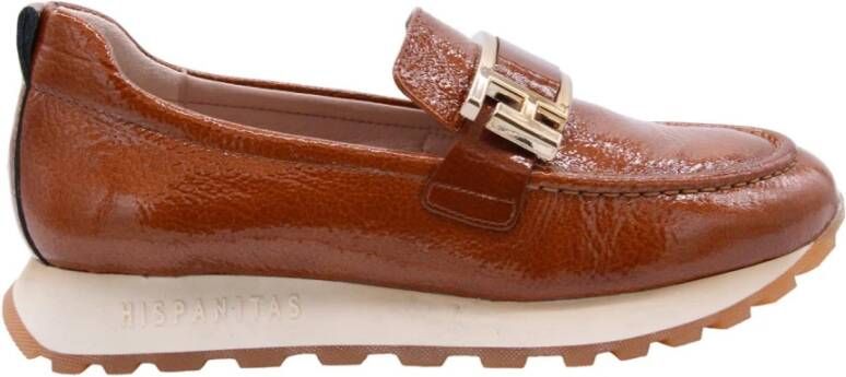 Hispanitas Marvat Loafer Schoenen Brown Dames