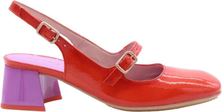 Hispanitas Mary Jane Slingback Schoenen Red Dames