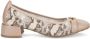 Hispanitas Metallic Detail Ballerina Beige Hak - Thumbnail 1
