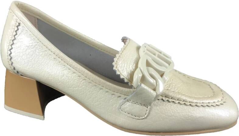 Hispanitas Mocassin Schoenen Beige Dames