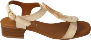 Hispanitas Platte sandalen Wit Dames