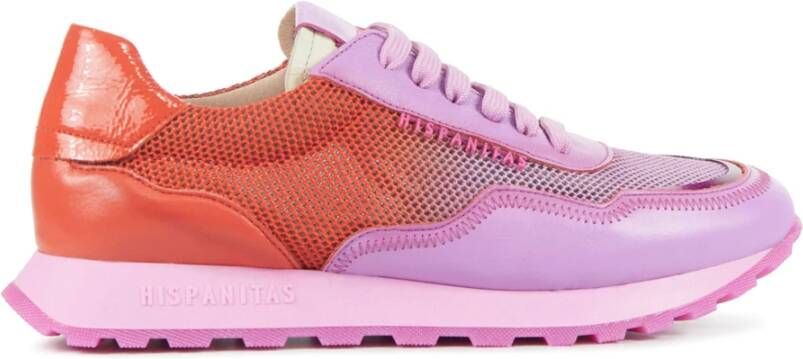 Hispanitas Roze Sneakers Multicolor Dames