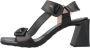 Hispanitas Stijlvolle High Heel Sandalen met Versieringen Black Dames - Thumbnail 2
