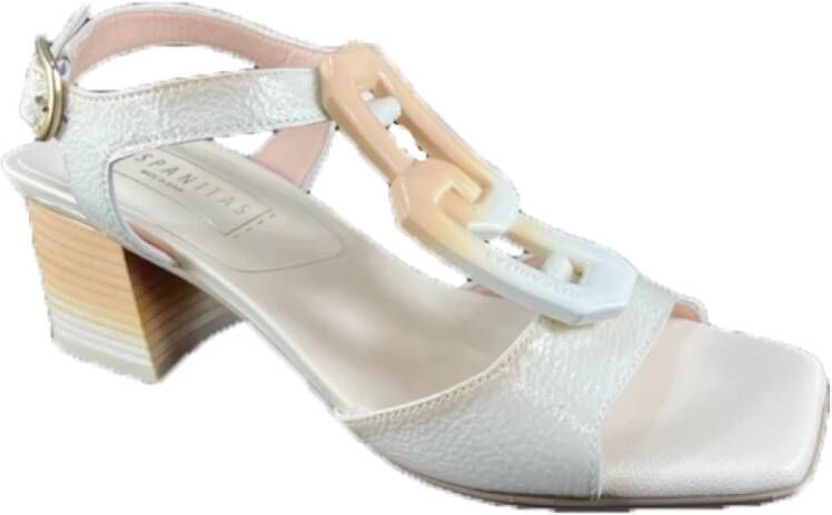 Hispanitas Statement Hoge Hak Sandalen Beige Dames