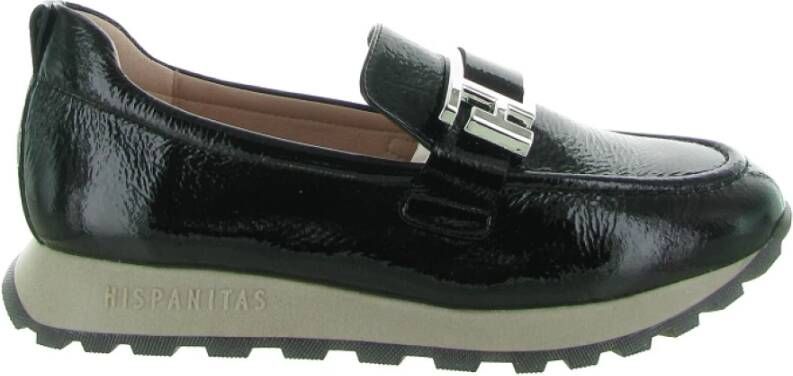 HISPANITAS Instappers Dames Hi243621 Lak Maat: 39 Materiaal: Lakleer Kleur: Zwart - Foto 3