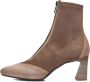 HISPANITAS Enkellaarsjes Dames Hi254186 Maat: 38 Materiaal: Suède Kleur: Taupe - Thumbnail 2