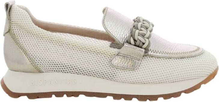Hispanitas Witte Damesschoenen Kansas Stijl Gray Dames