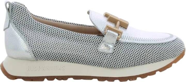 Hispanitas Witte Damesschoenen Kansas Stijl Gray Dames