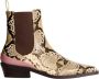 Hoff Beige Cowboy Rodeo Laars Multicolor Dames - Thumbnail 1