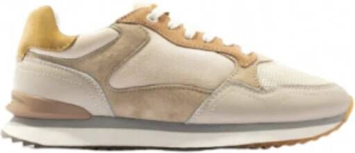 Hoff Beige Roze Gele Lage Sneakers Beige Dames