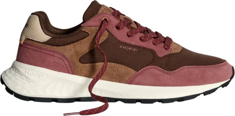 Hoff Bordeaux Sneaker met Wafelzool