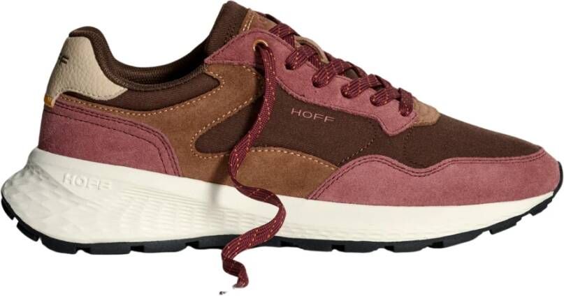 Hoff Bordeaux Sneaker met Wafelzool - Foto 2