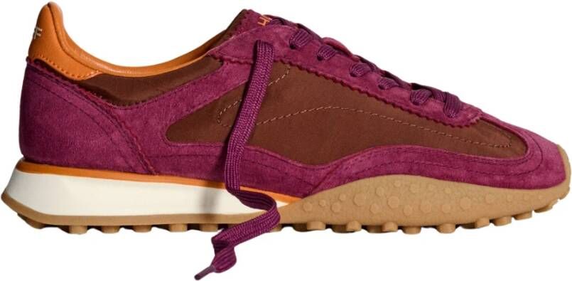 Hoff Bordeaux Sneaker met Wit Detail