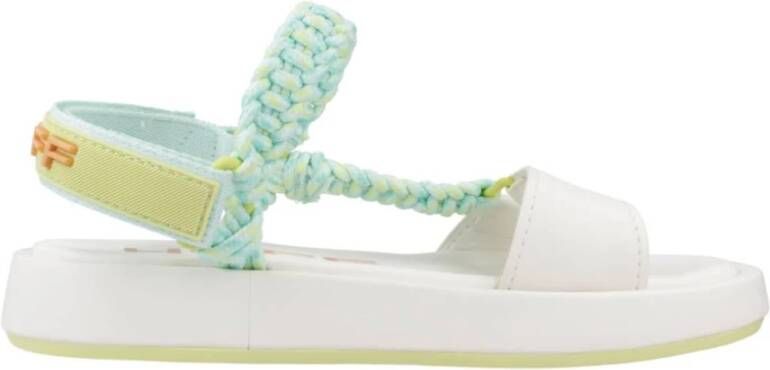 Hoff Zomer Festival Platte Sandalen White Dames