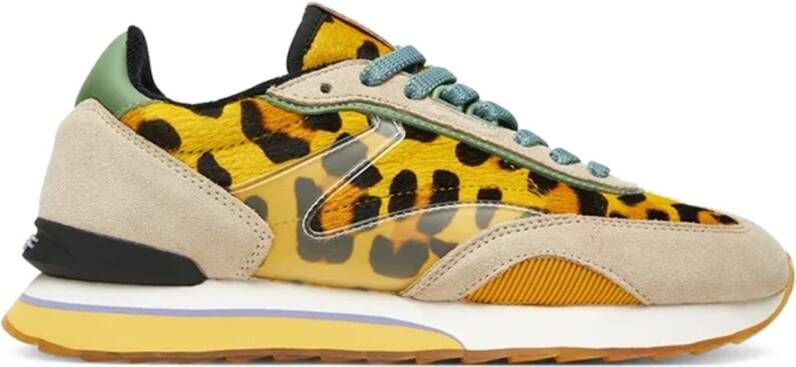 Hoff Gele Sneakers met Dierenprint - Foto 2