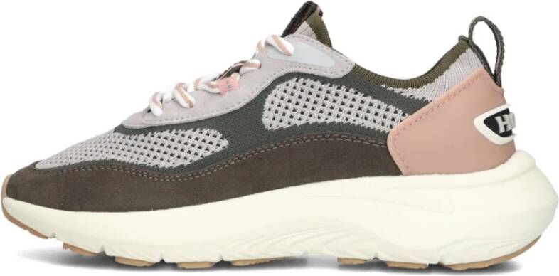 Hoff Groene Chunky Sole Sneakers voor Vrouwen