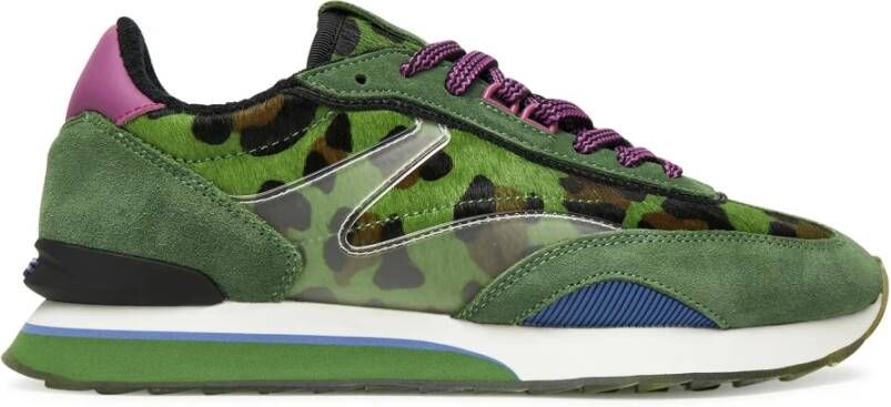 Hoff Groene Sneakers met Dierenprint - Foto 2