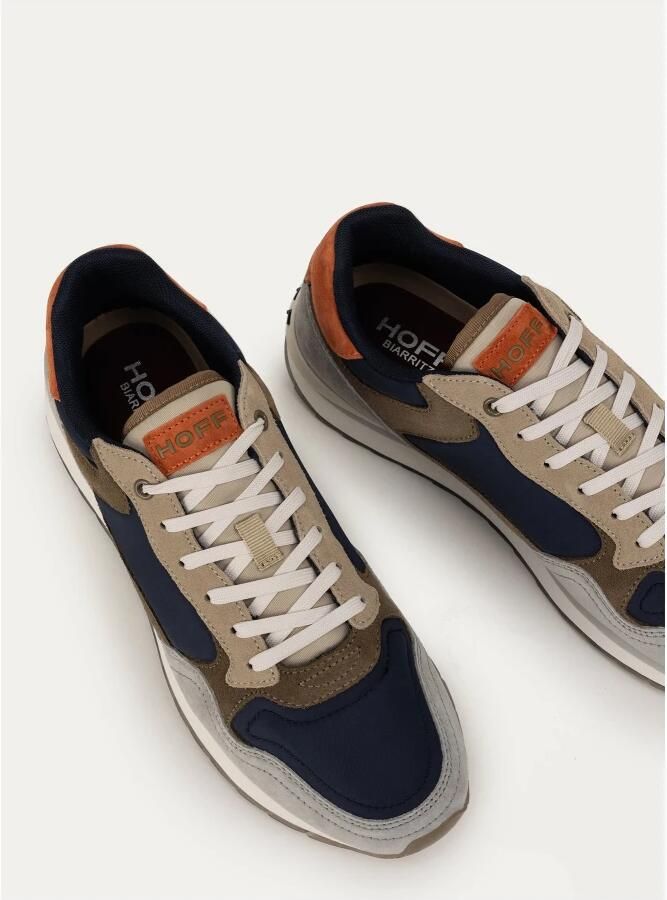 THE HOFF BRAND Lage Sneakers Heren Biarritz Suède Blauw - Foto 6