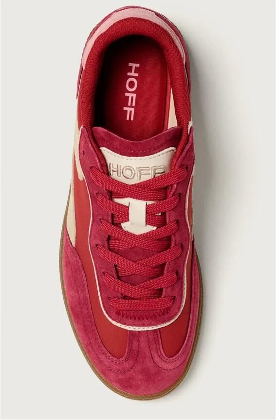 THE HOFF BRAND Lage Sneakers Dames Alley Suèdelook Rood - Foto 11