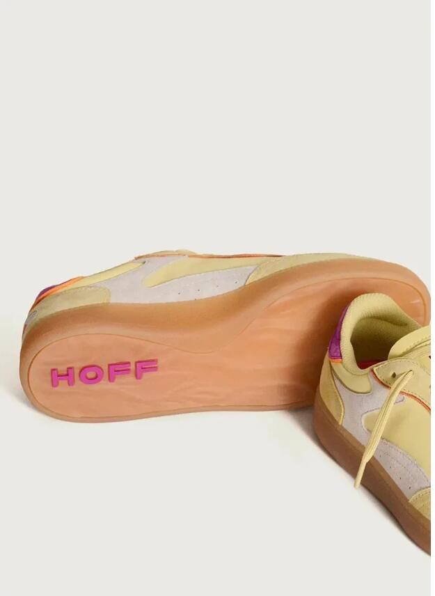 Hoff Park Mimosa sneaker geel unisex retro sneaker met memory foam - Foto 4