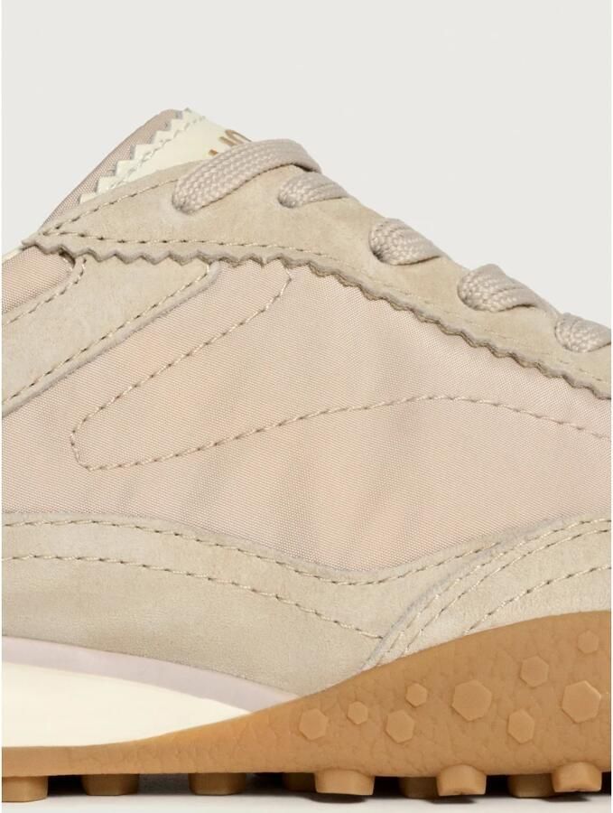 Hoff Beige Sneaker met Witte Achterdetail