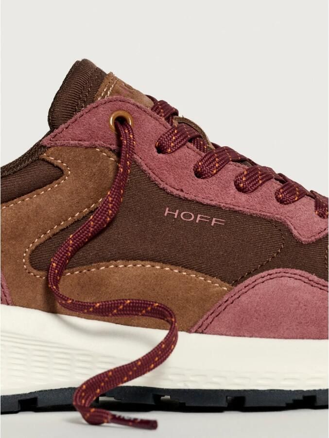 Hoff Bordeaux Sneaker met Wafelzool