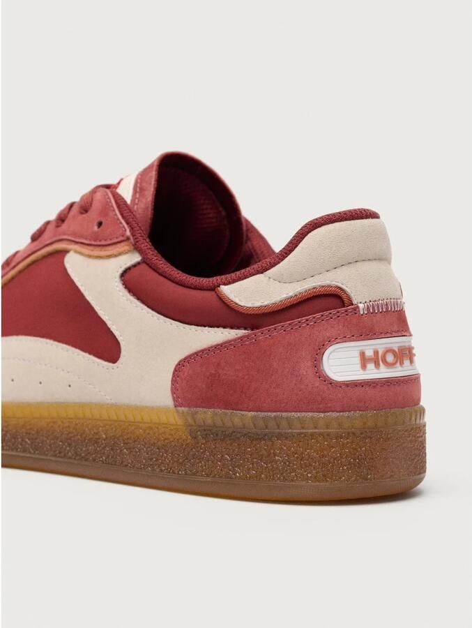 THE HOFF BRAND Lage Sneakers Dames Alley Suèdelook Rood - Foto 6