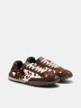 HOFF Sneakers Bridge Cow Print Brown - Bruin