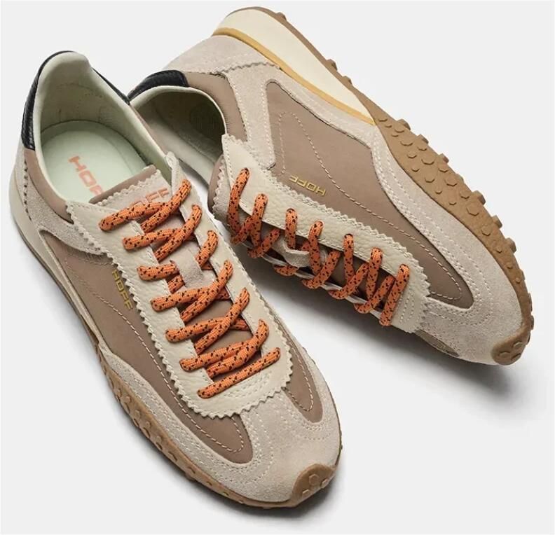 HOFF Sneakers van leermix met logodetail model 'Bridge'