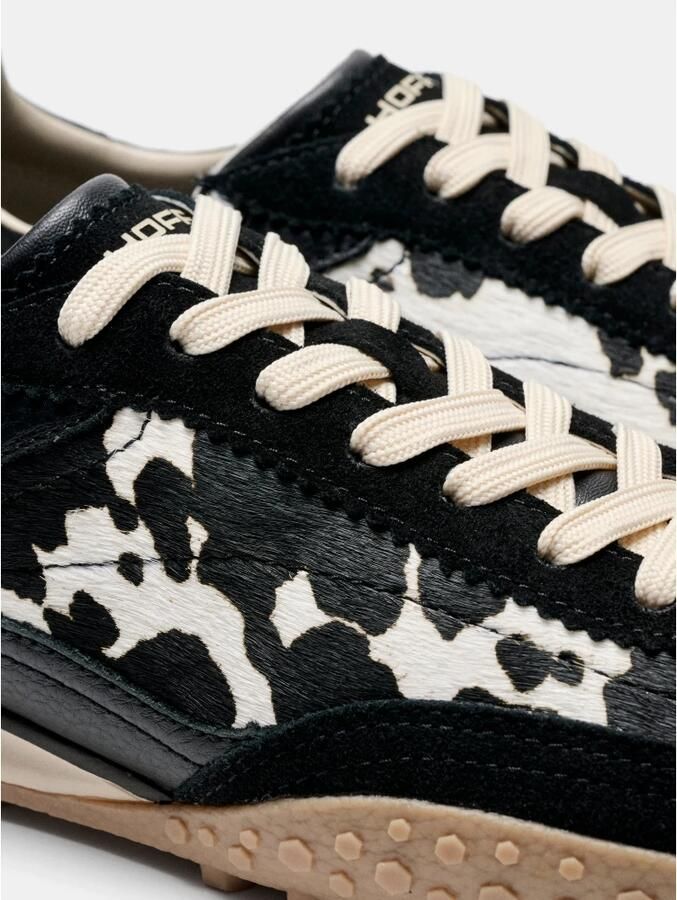 THE HOFF BRAND Lage Sneakers Bridge Mkii Print Suède Zwart - Foto 8