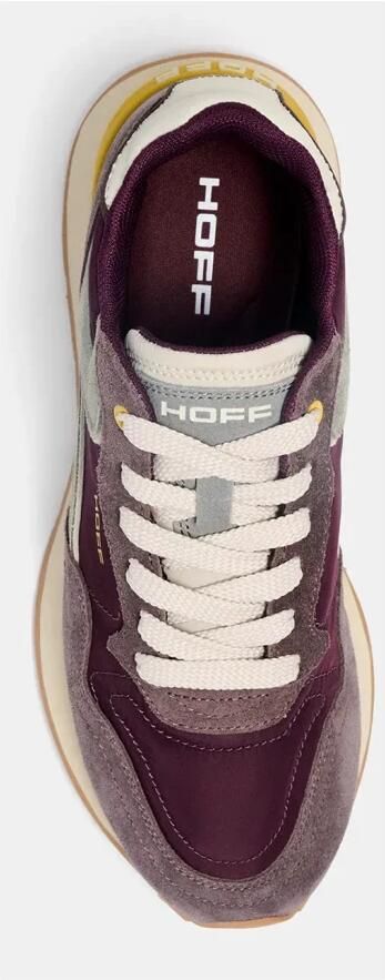 THE HOFF BRAND Lage Sneakers Dames City Croma Suède Bordeaux - Foto 13