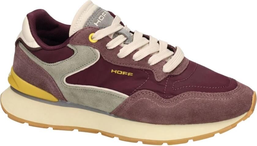 THE HOFF BRAND Lage Sneakers Dames City Croma Suède Bordeaux - Foto 12