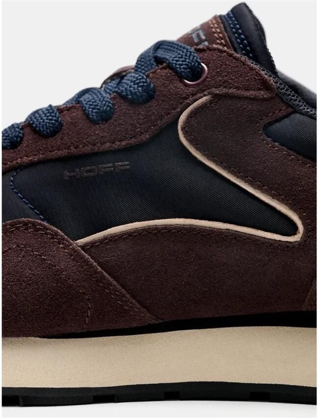 THE HOFF BRAND Lage Sneakers City Retro Suède Bruin - Foto 11