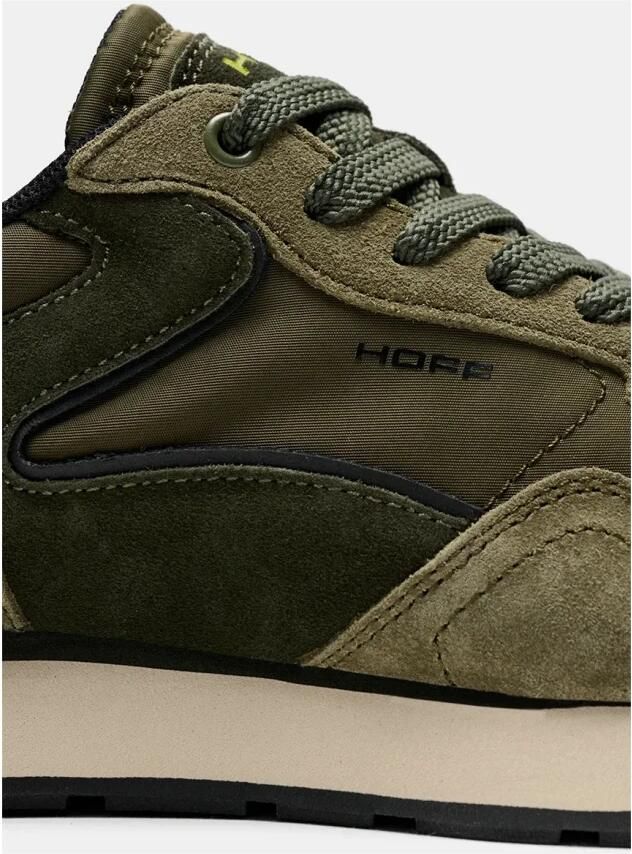 THE HOFF BRAND Lage Sneakers Heren City Retro Suède Khaki - Foto 7