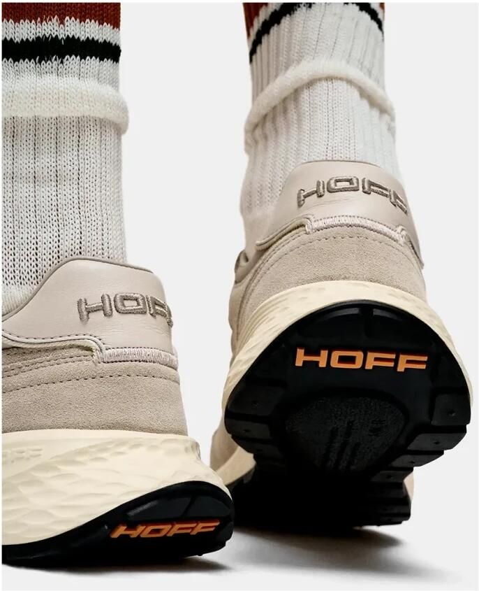Hoff City Mkii beige leren sneakers - Foto 3