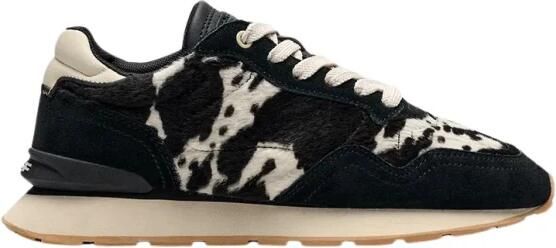 THE HOFF BRAND Lage Sneakers Dames City Print Ponyhair Zwart - Foto 7