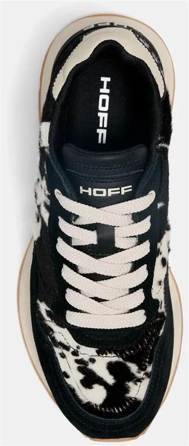 THE HOFF BRAND Lage Sneakers Dames City Print Ponyhair Zwart - Foto 11