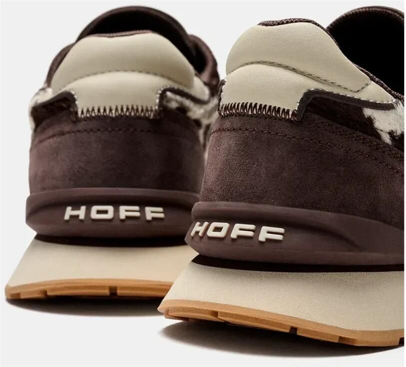 THE HOFF BRAND Lage Sneakers City Print Suède Bruin - Foto 12